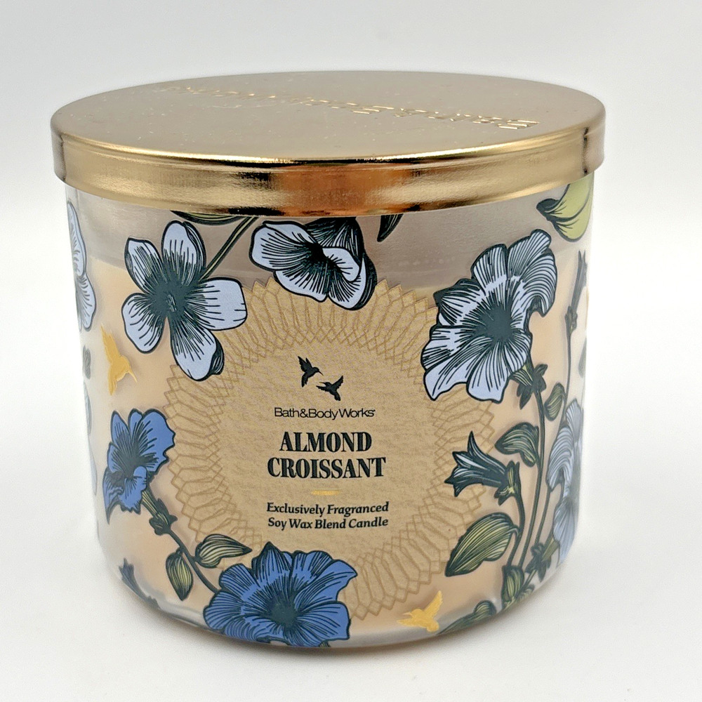 2026 ALMOND CROISSANT 3-Wick Candle Bath Body Works New